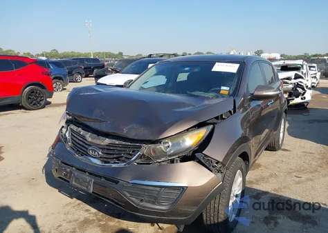 2012 Kia Sportage Lx из США, поврежденный, VIN KNDPB3A21C7229969